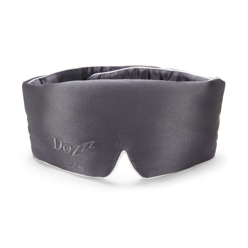 Dozzz 3D contoured silk sleep mask in Dark Grey