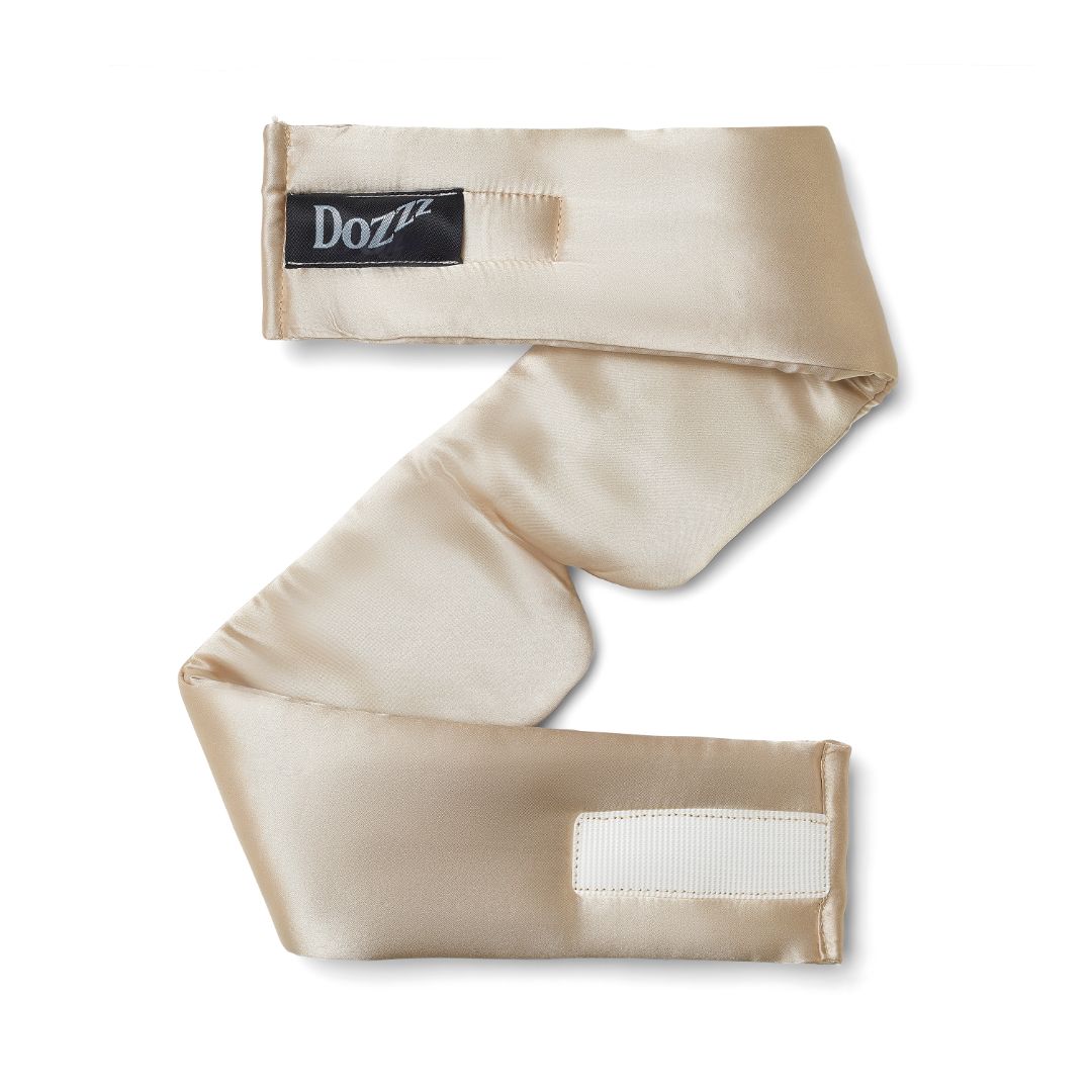 Luxury 22 Momme Mulberry Silk Eye Mask in Champagne