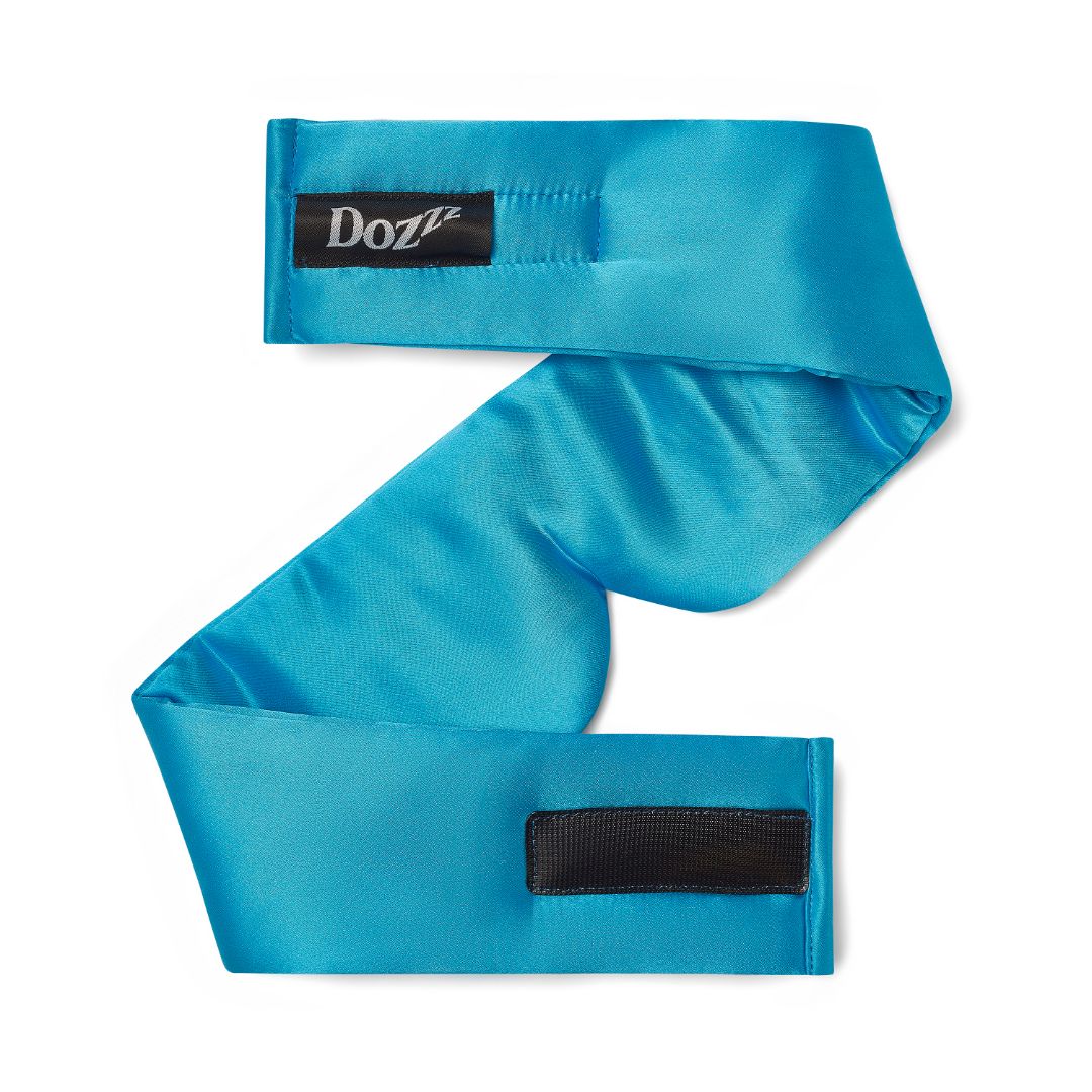 Luxury 22 Momme Mulberry Silk Eye Mask in Capri Blue
