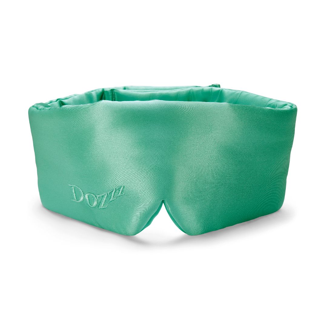 Luxury 22 Momme Mulberry Silk Eye Mask in Seafoam Green