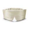 3D Mulberry Silk Eye Mask in Pearl White - Dozzz