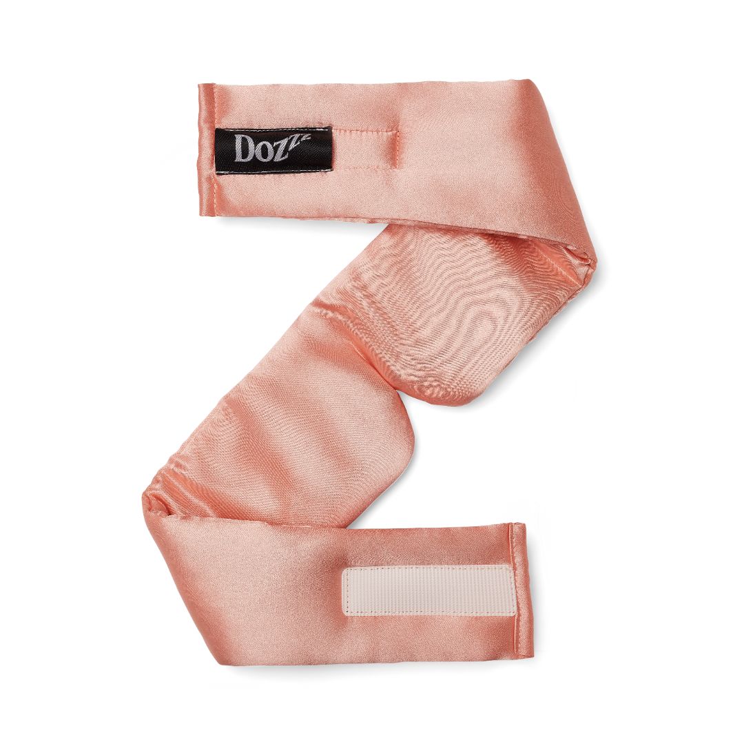 Luxury 22 Momme Mulberry Silk Eye Mask in Peach