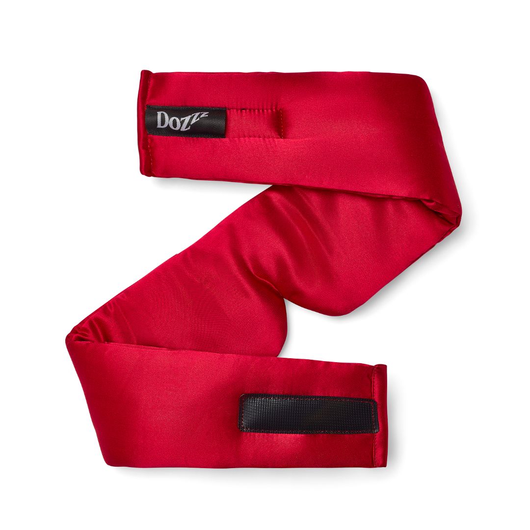 Luxury 22 Momme Mulberry Silk Eye Mask in True Red