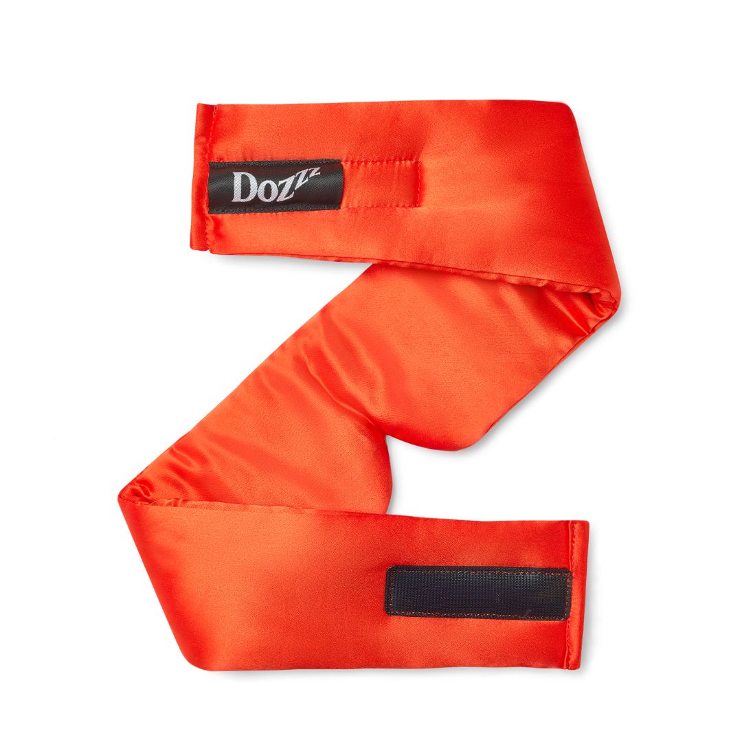 Luxury 22 Momme Mulberry Silk Eye Mask in Orange