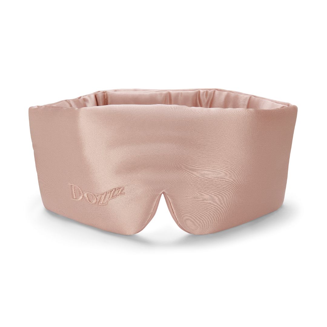 Luxury 22 Momme Mulberry Silk Eye Mask in Rose Quartz
