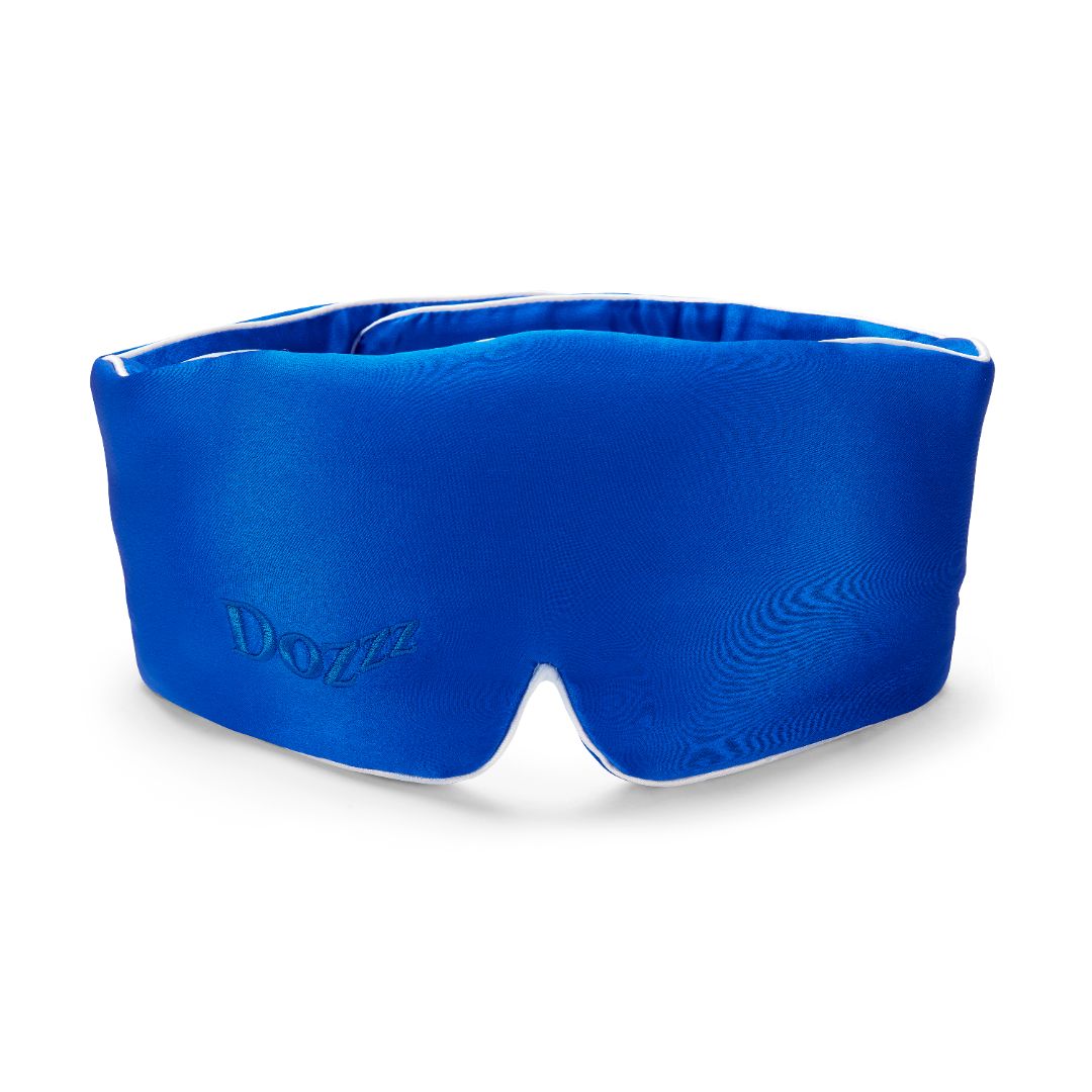 3D Mulberry Silk Eye Mask in Royal Blue