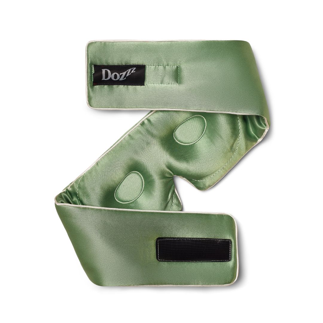 3D Mulberry Silk Eye Mask in Pistachio