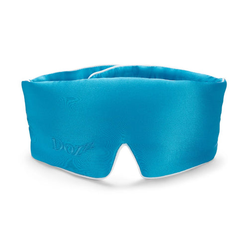 3D Mulberry Silk Eye Mask in Capri Blue