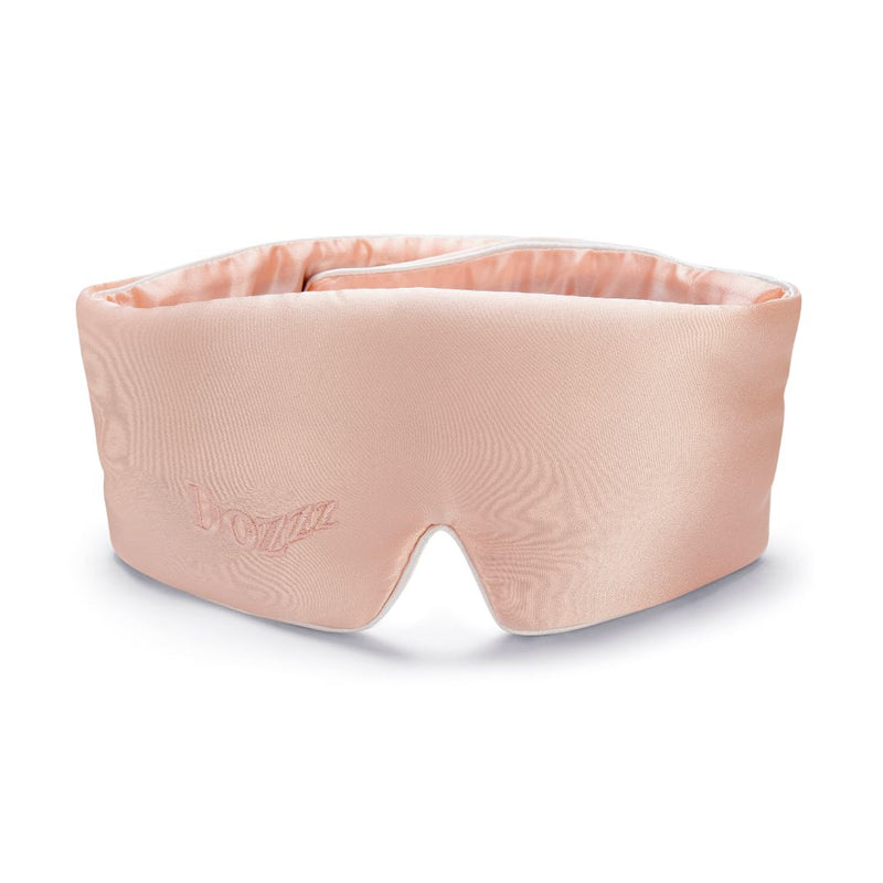 Dozzz 3D contoured silk sleep mask in Rose Pink