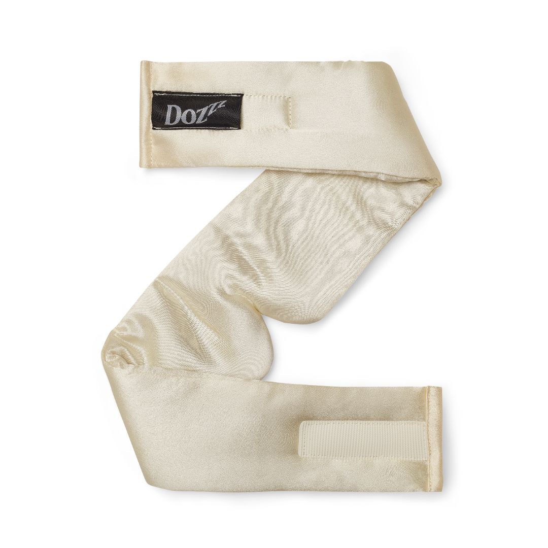 Luxury 22 Momme Mulberry Silk Eye Mask in Pearl White