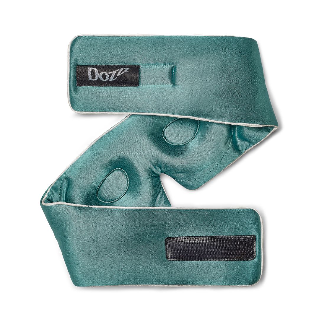 3D Mulberry Silk Eye Mask in Teal