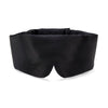 Luxury 22 Momme Mulberry Silk Eye Mask in Black - Dozzz