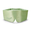 Luxury 22 Momme Mulberry Silk Eye Mask in Patina Green - Dozzz