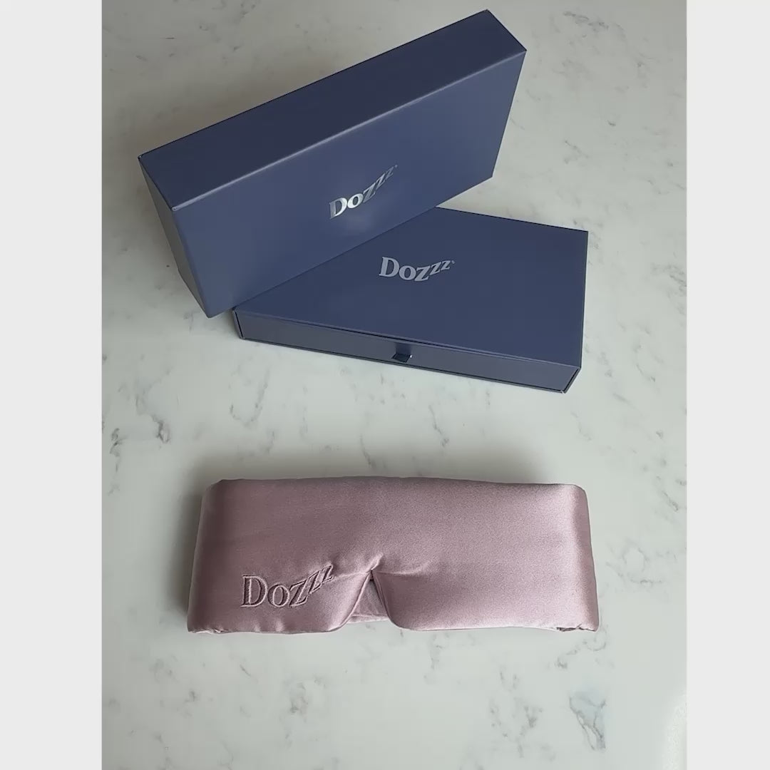 Luxury 22 Momme Mulberry Silk Eye Mask in Ballet Pink